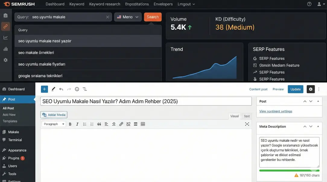 seo uyumlu makale yazimi ekran goruntusu